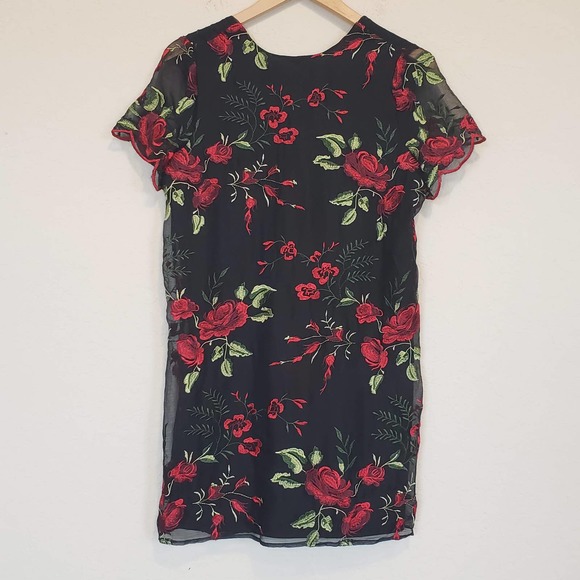 Show Me Your MuMu Black Floral Mini Dress - Picture 2 of 8